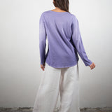 LONG SLEEVE T-SHIRT LILAC