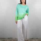 LONG SLEEVE T-SHIRT SHADES OF GREEN